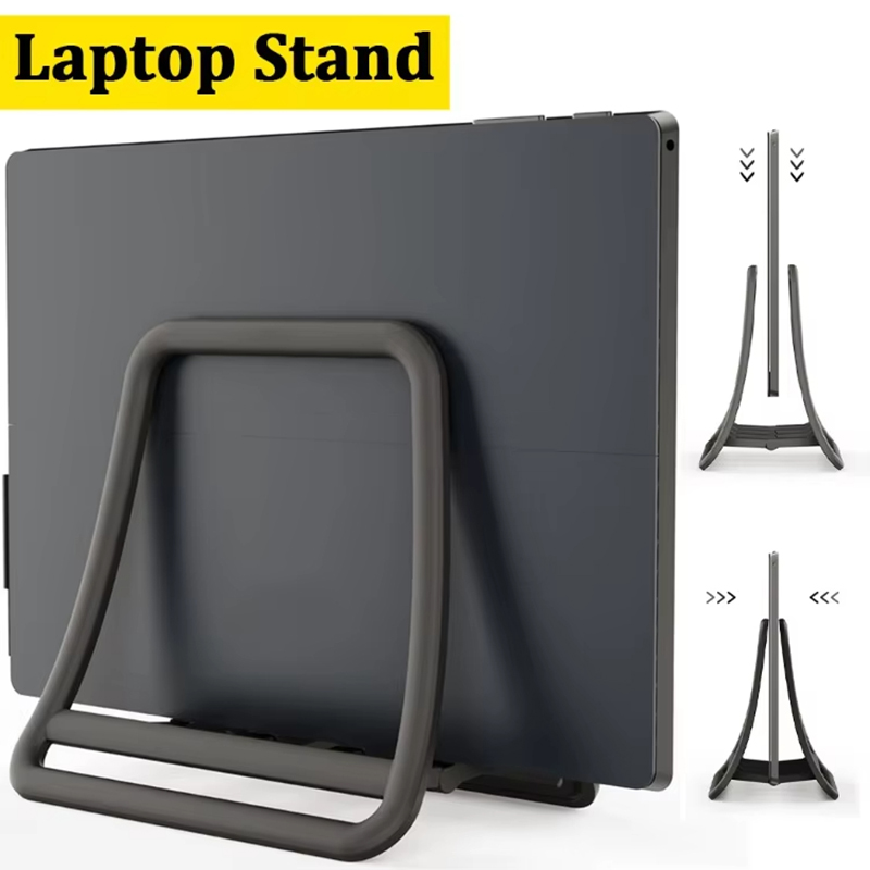 Vertical Laptop Stand - Portable Vertical PC Laptop Stand Foldable