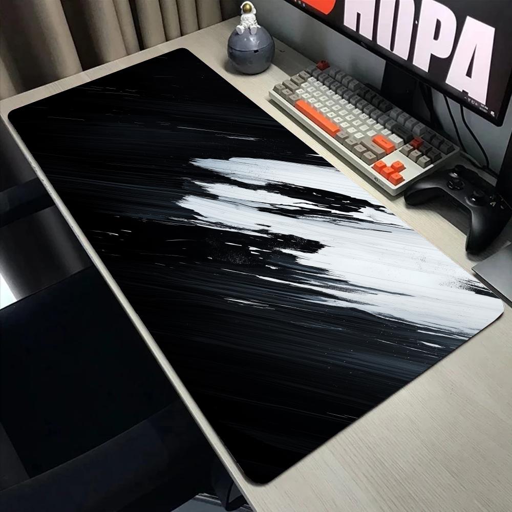 Desk Setup For Office - Abstract Fluid Gaming Mouse Pad Desk