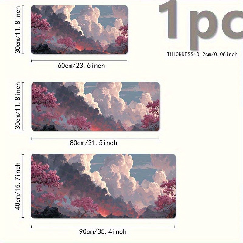 Volcano Cherry Blossom Fantasy - Desk Setup For Office ulasan dan harga