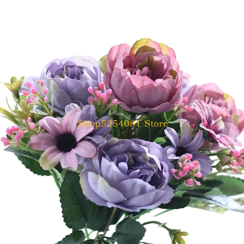 AXYC Color Silk Artificial Flo - Desk Setup Reference ulasan dan harga