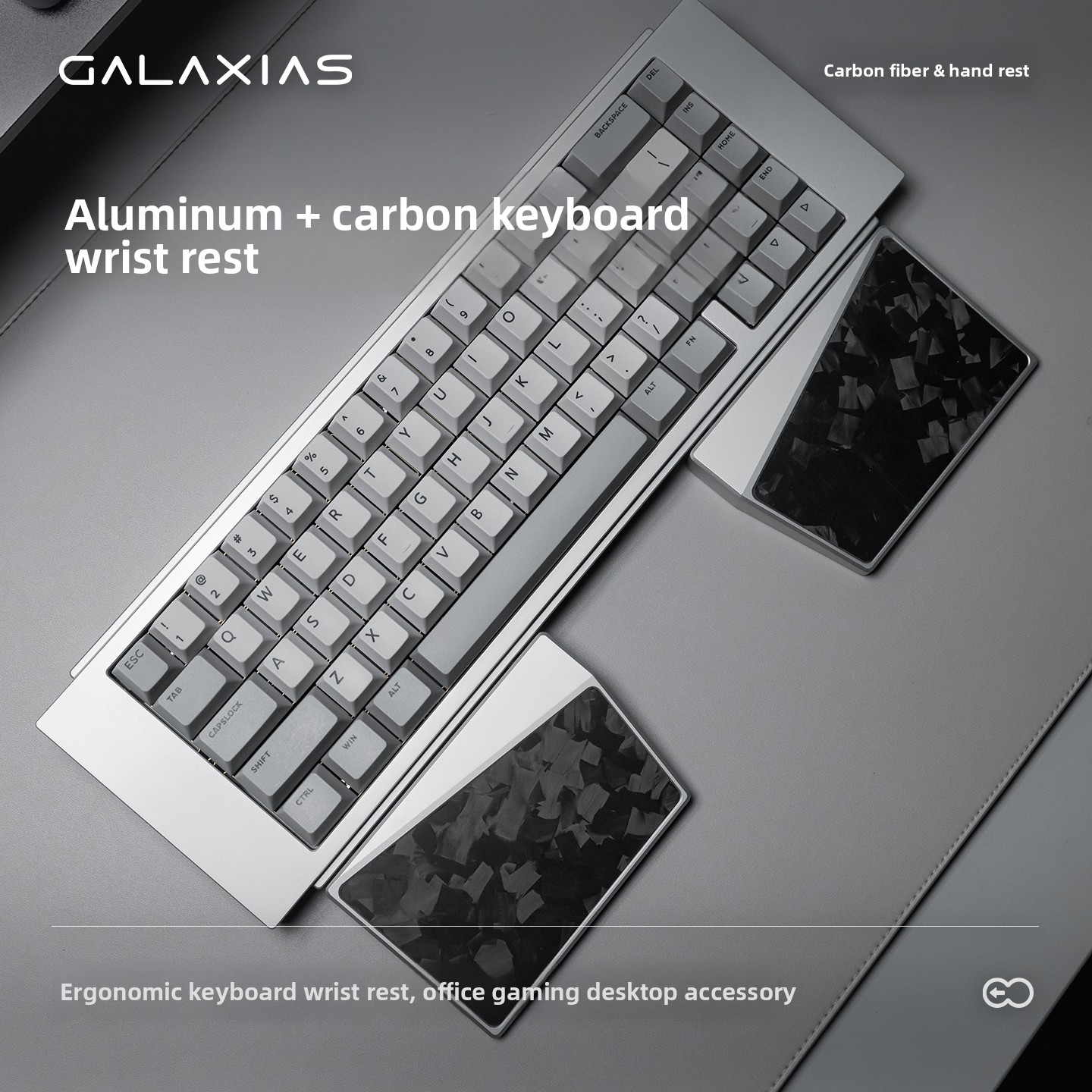 Custom Aluminum Alloy Mechanic - Ergonomic Desk Setup Keyboard ulasan dan harga