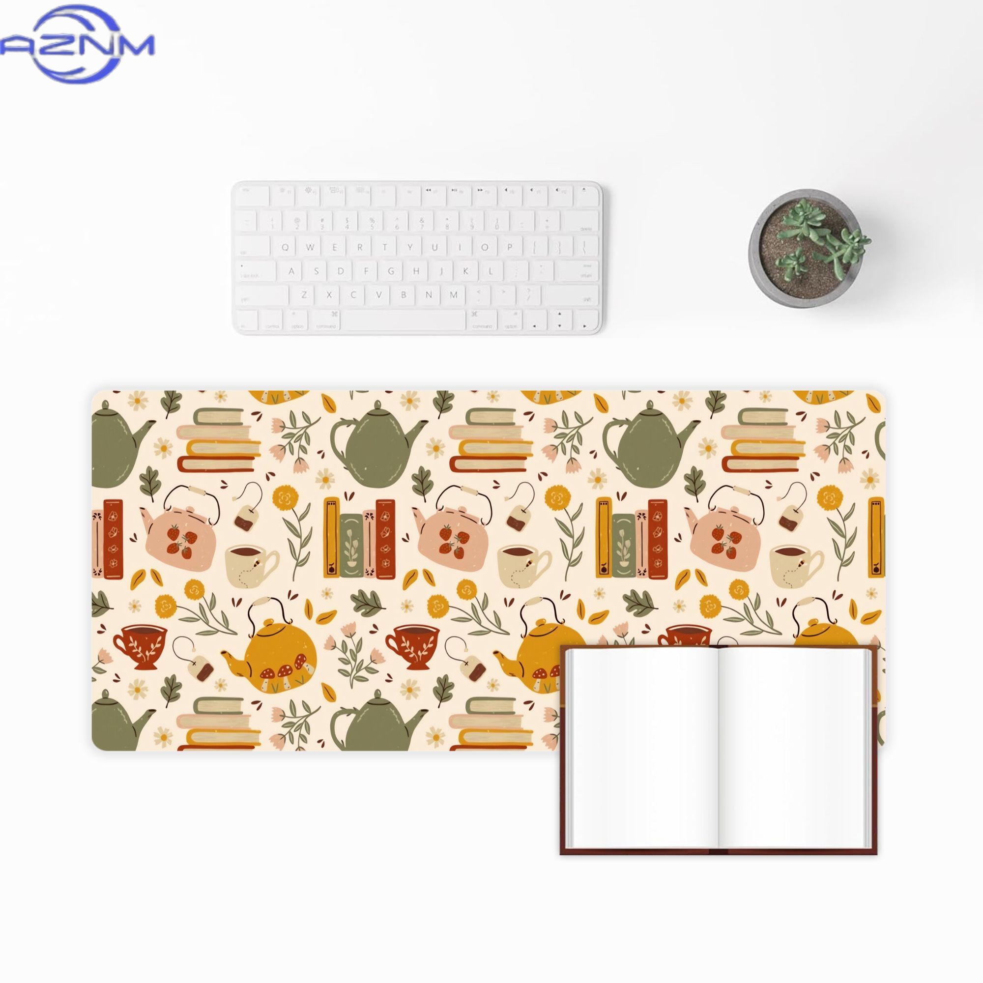 A Large Desk Mat Featuring Flo - Desk Setup Streaming ulasan dan harga