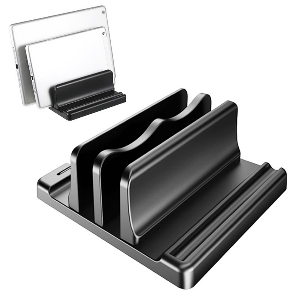 Single/Dual-Slot Vertical Lapt - Vertical Laptop Stand ulasan dan harga