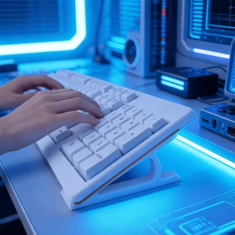 6PCS Ergonomic Keyboard Lift S - Ergonomic Desk Setup Keyboard ulasan dan harga