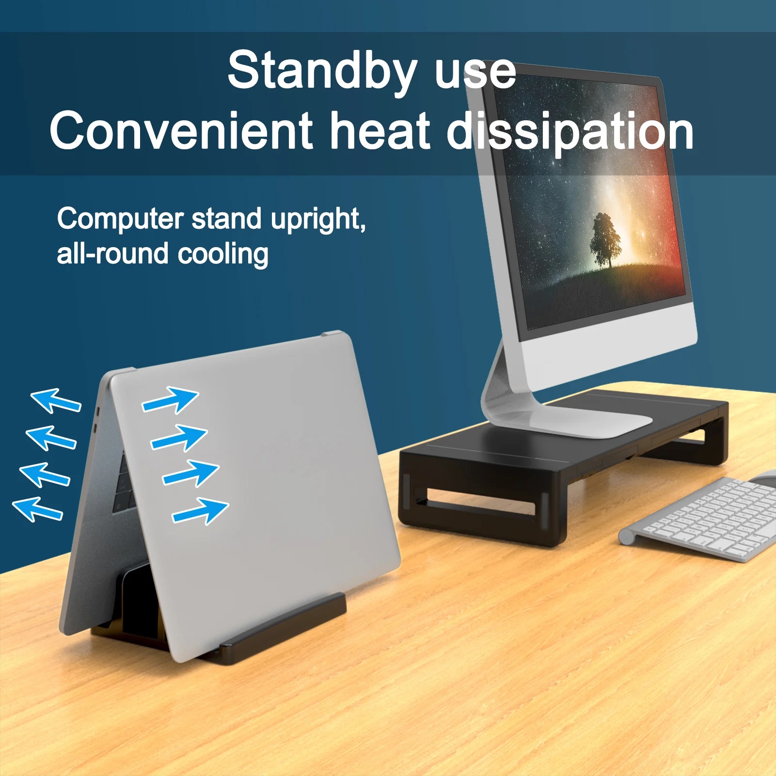 Laptop stand, vertical storage - Vertical Laptop Stand ulasan dan harga