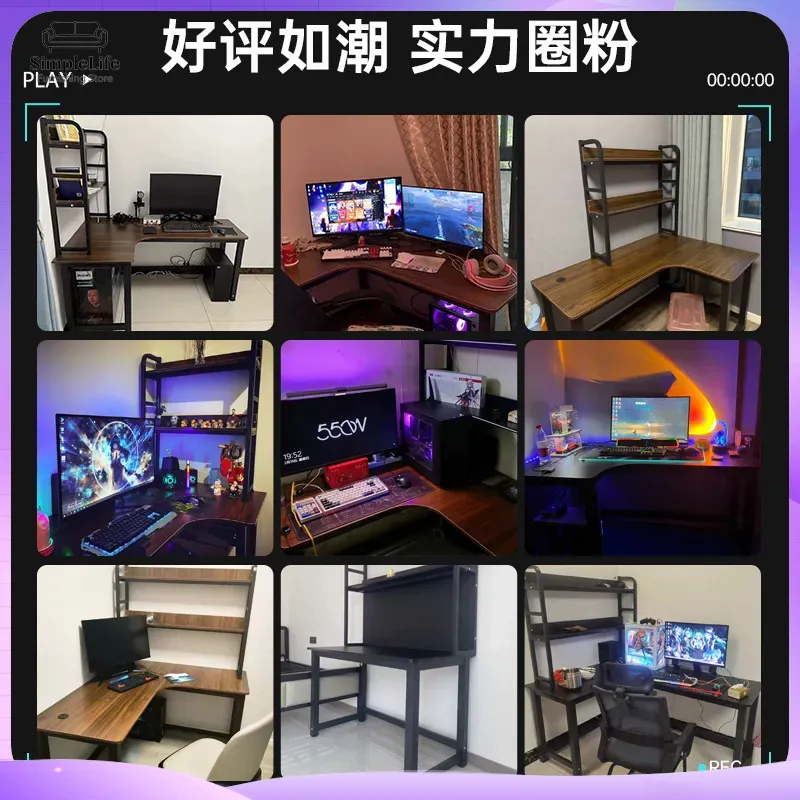 Corner Gaming Desk Computer De - Desk Setup For Office ulasan dan harga