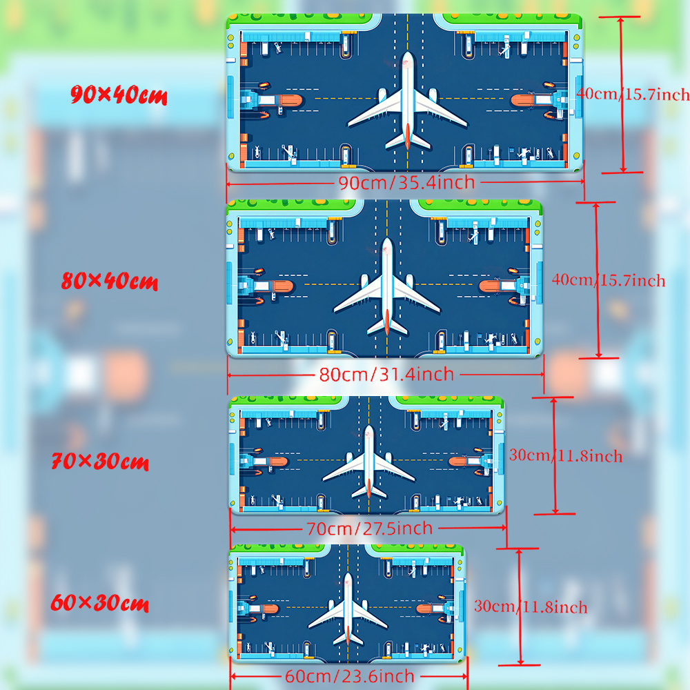 Airplane Runway Mouse Pad Larg - Desk Setup For Office ulasan dan harga