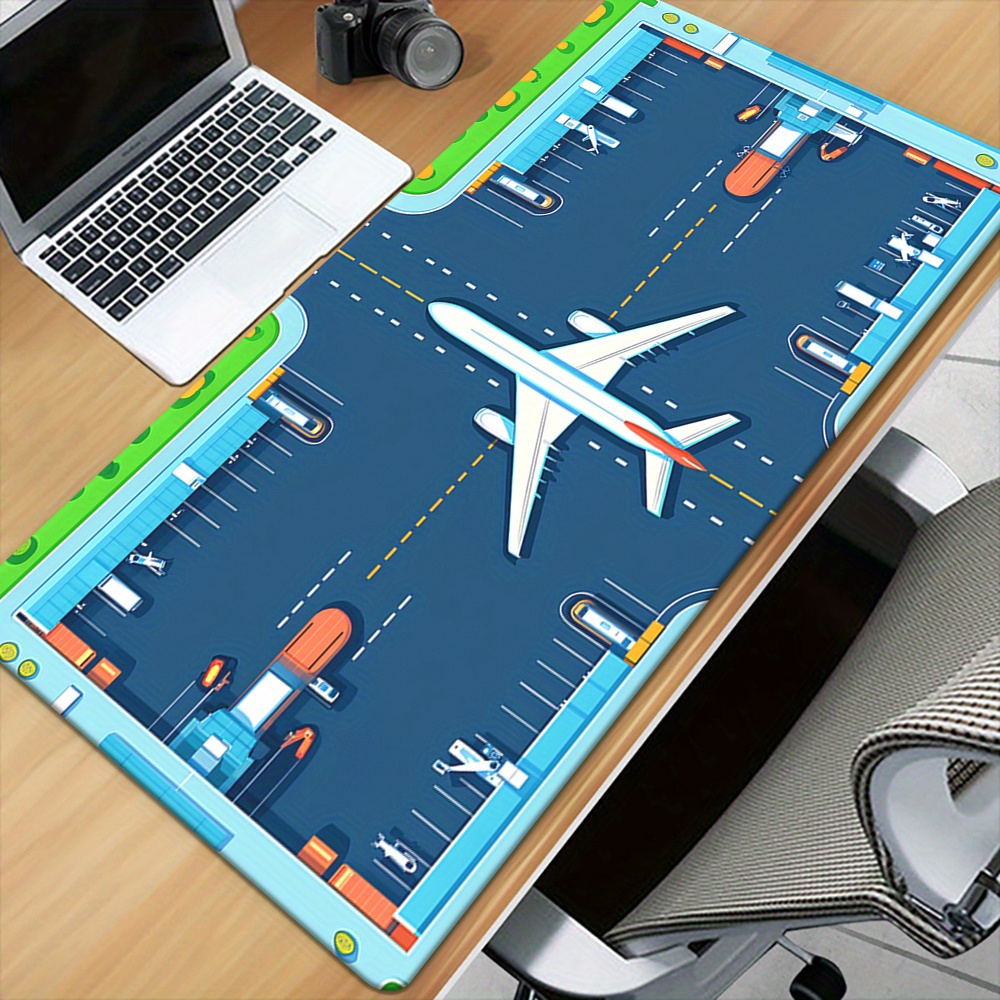 Airplane Runway Mouse Pad Larg - Desk Setup For Office ulasan dan harga