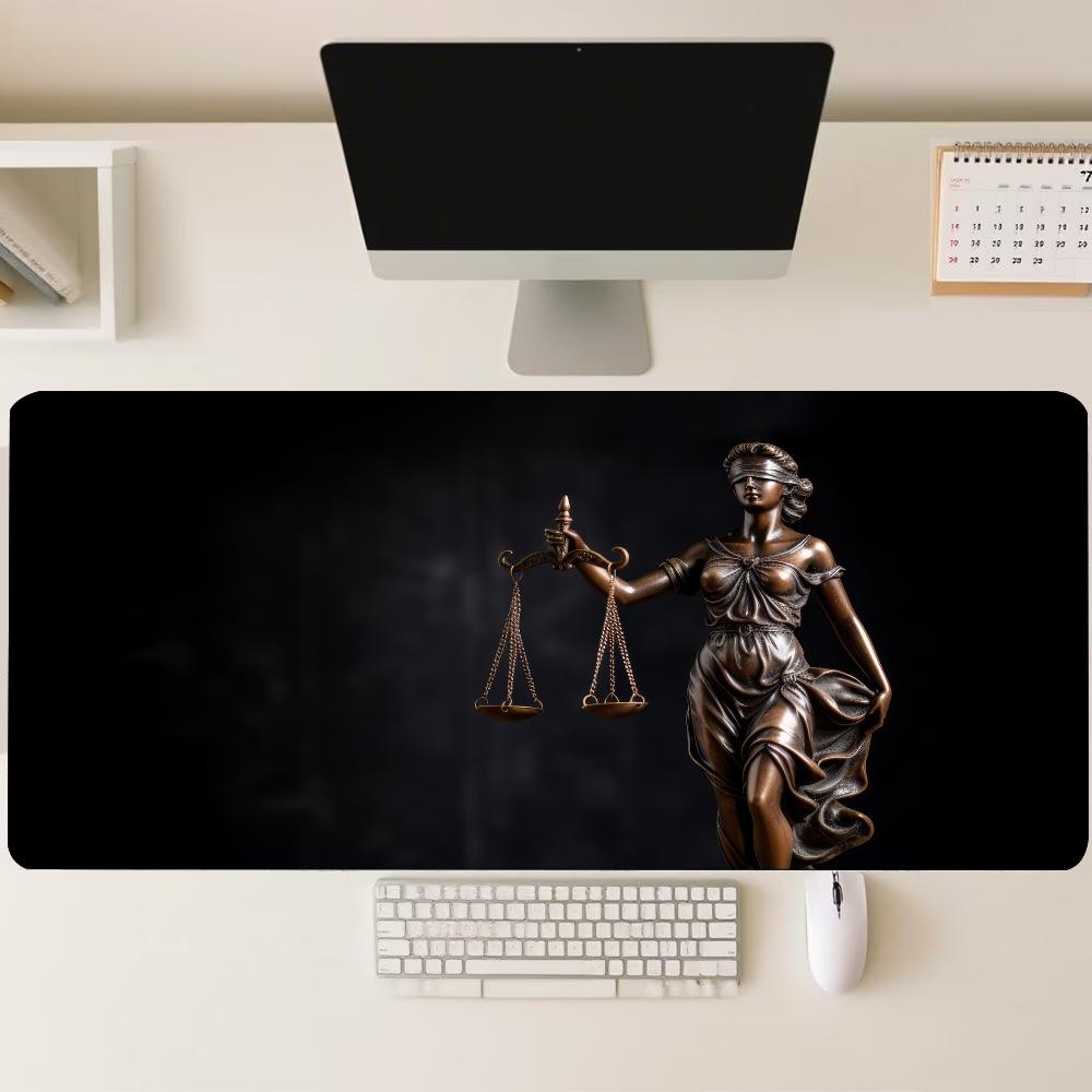 Lady Justice Statue Theme Larg - Desk Setup For Office ulasan dan harga