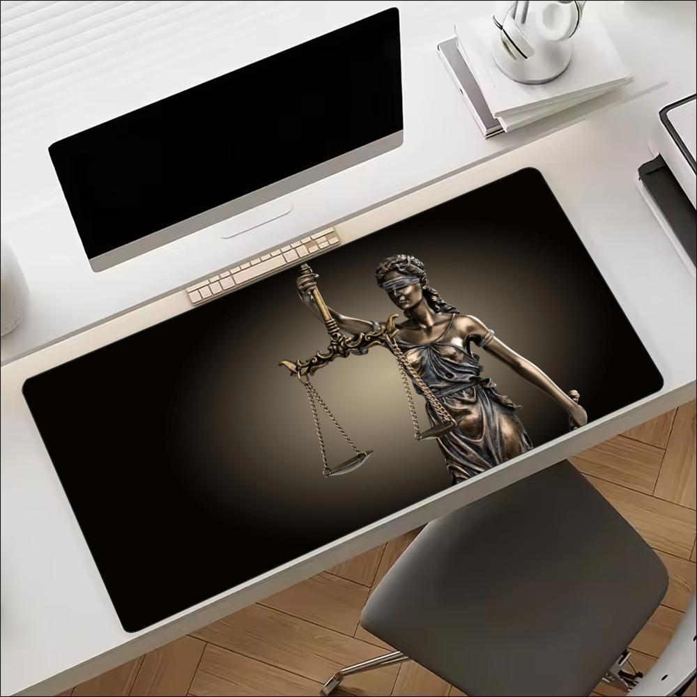 Lady Justice Statue Theme Larg - Desk Setup For Office ulasan dan harga