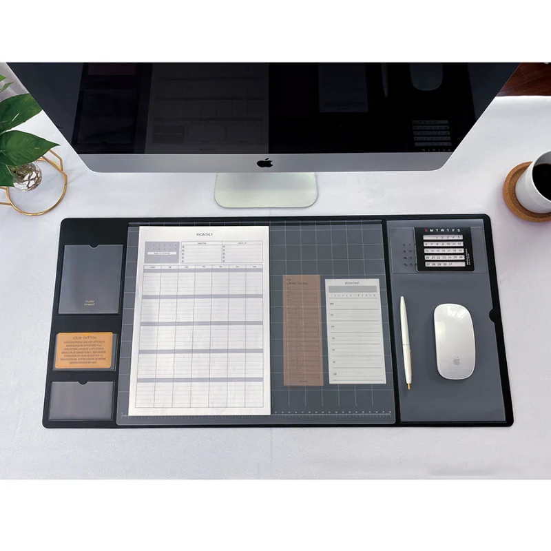 Portable Memo Pad Large Mouse  - Desk Pad Leather Large ulasan dan harga