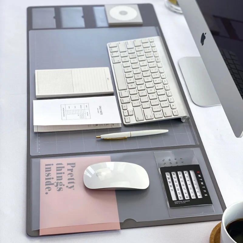 Portable Memo Pad Large Mouse  - Desk Pad Leather Large ulasan dan harga