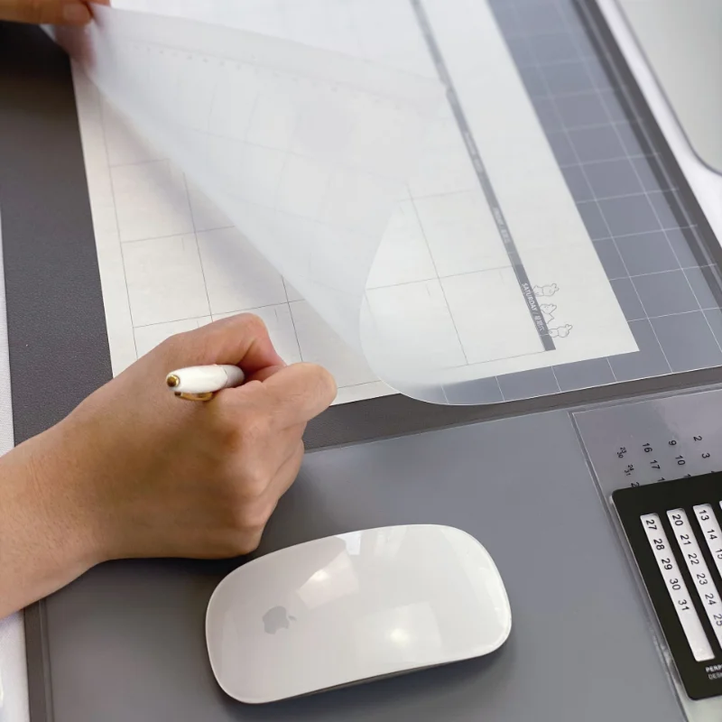 Portable Memo Pad Large Mouse  - Desk Pad Leather Large ulasan dan harga