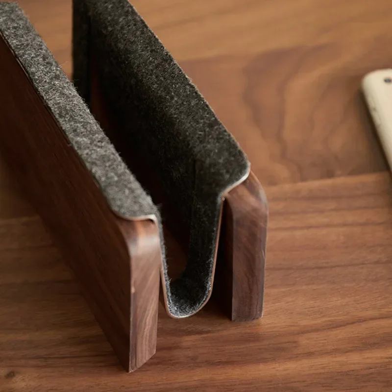Laptop Vertical Stand Walnut A - Vertical Laptop Stand ulasan dan harga