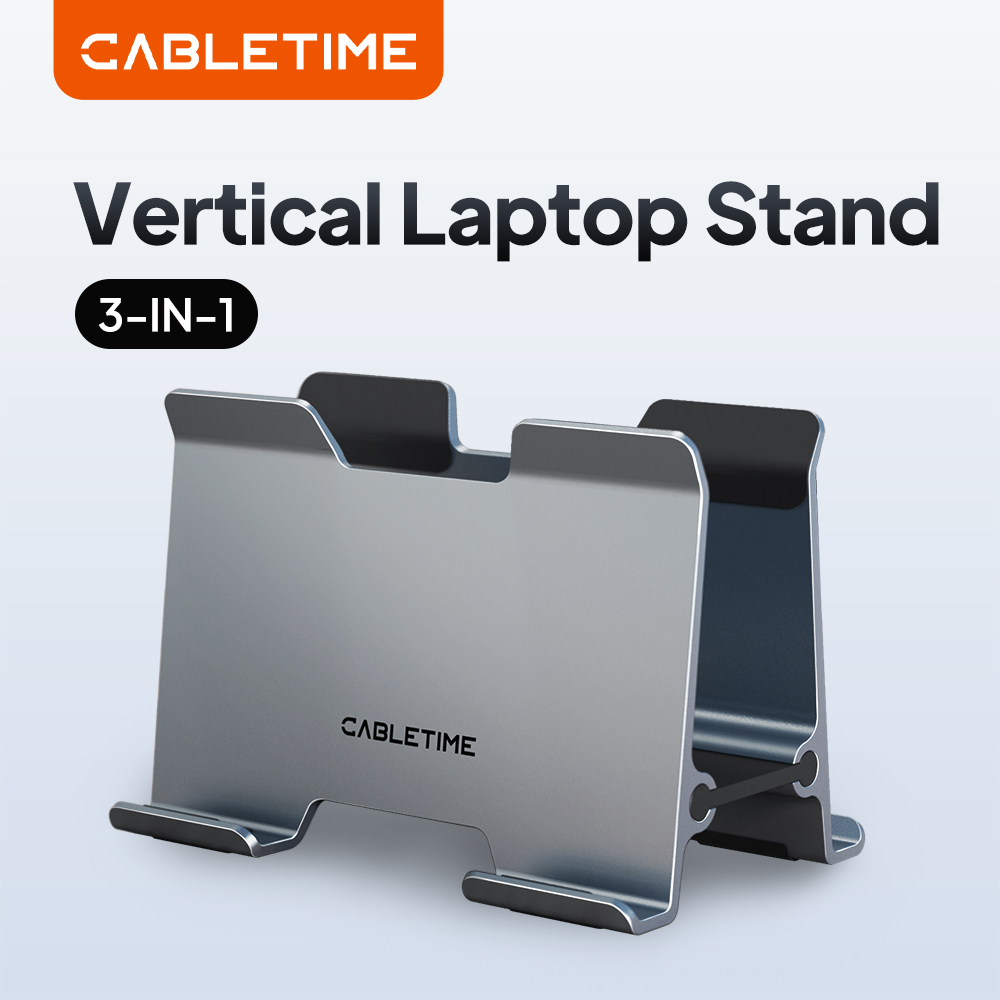 CABLETIME Vertical Laptop Stan - Vertical Laptop Stand ulasan dan harga