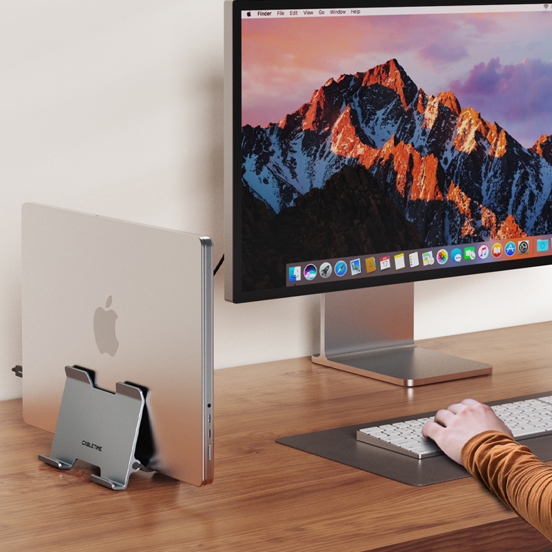 CABLETIME Vertical Laptop Stan - Vertical Laptop Stand ulasan dan harga