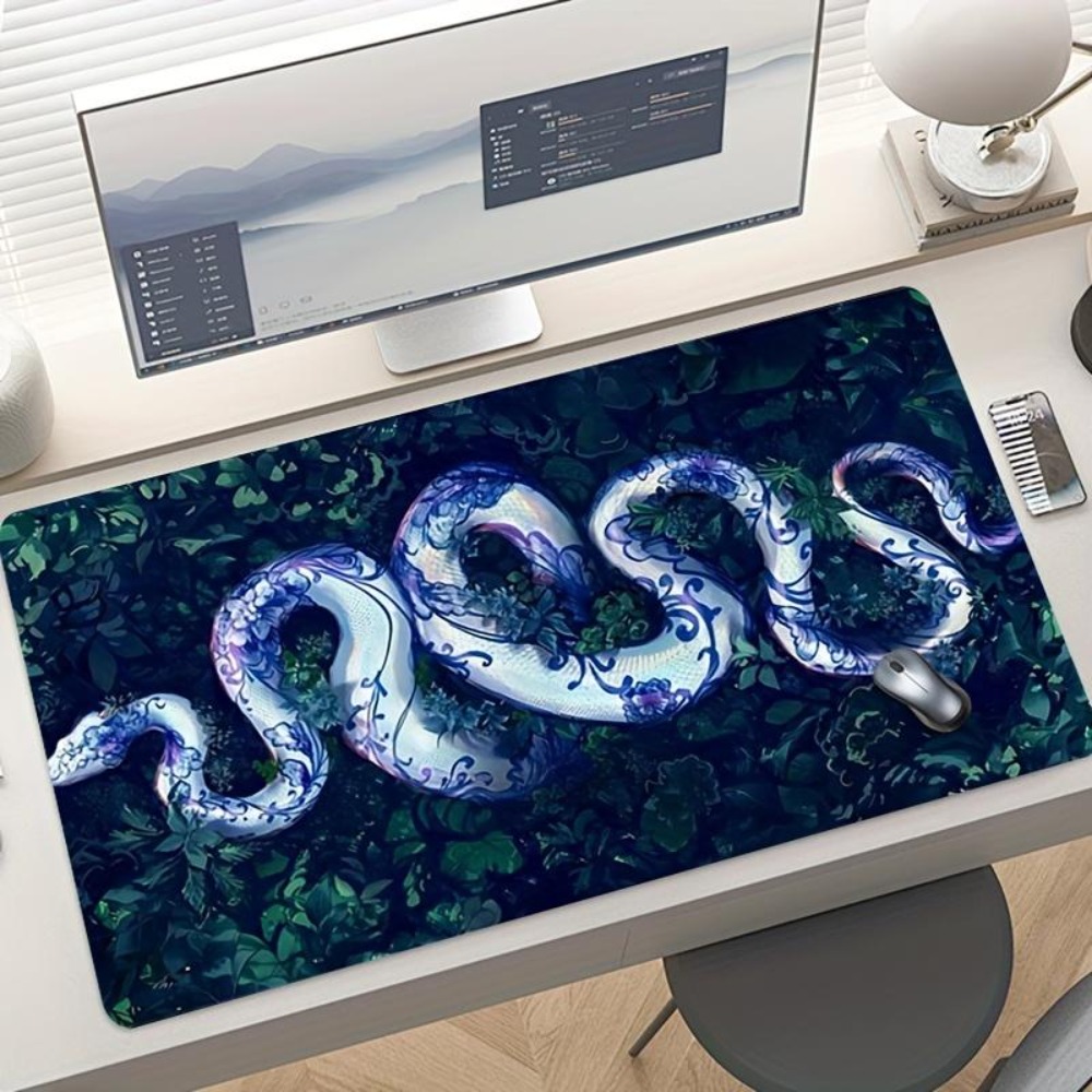 Jungle White Snake alfombrilla - Jungle Desk Setup ulasan dan harga