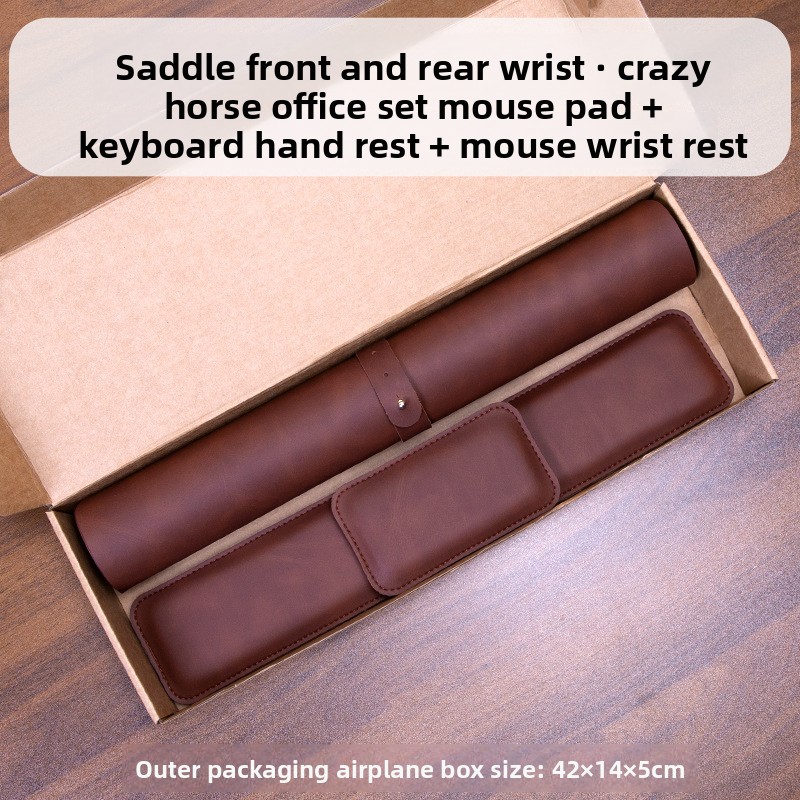 Desk Mat Waterproof PU Mouse P - Desk Pad Leather Large ulasan dan harga
