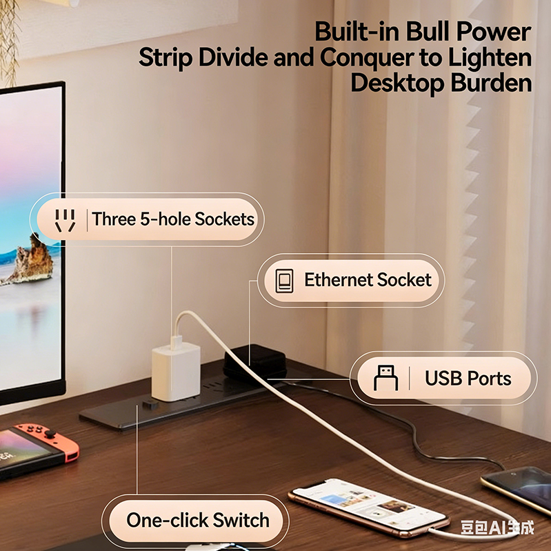 Modern Iron Dual Motor Electri - Desk Setup For Office ulasan dan harga