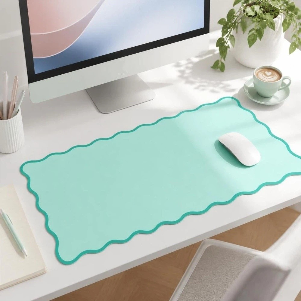 Sweet PU Leather Desk Pad Non  - Desk Pad Leather Large ulasan dan harga