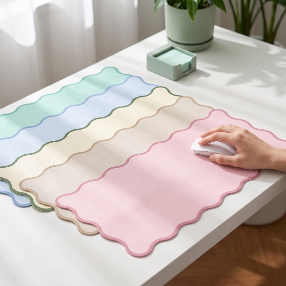 Sweet PU Leather Desk Pad Non  - Desk Pad Leather Large ulasan dan harga