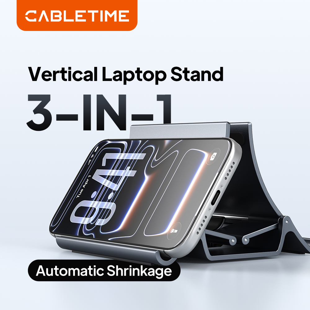 CABLETIME Vertical Laptop Stan - Vertical Laptop Stand ulasan dan harga