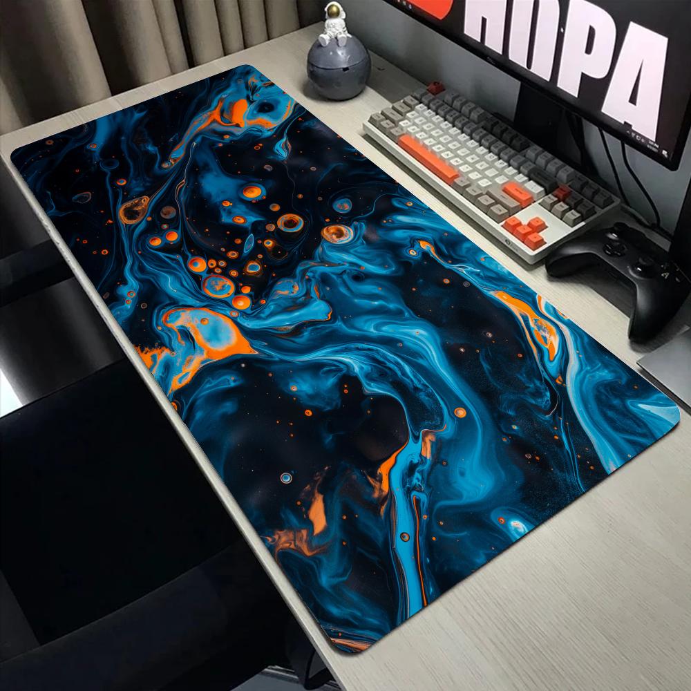 Abstract Fluid Gaming Mouse Pa - Desk Setup For Office ulasan dan harga