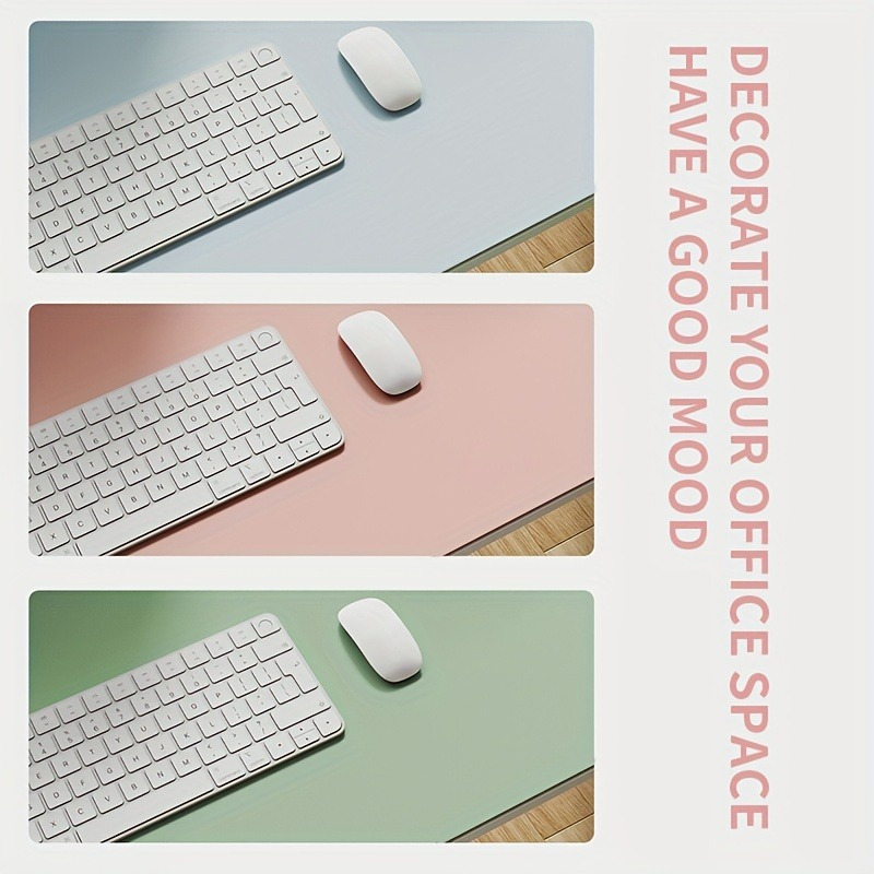 1PC PULeather mouse pad, offic - Desk Pad Leather Large ulasan dan harga