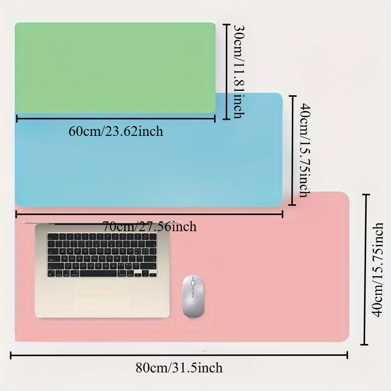1PC PULeather mouse pad, offic - Desk Pad Leather Large ulasan dan harga