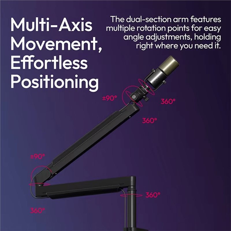 A99E-ZJ05 Adjustable Microphon - Desk Setup Streaming ulasan dan harga