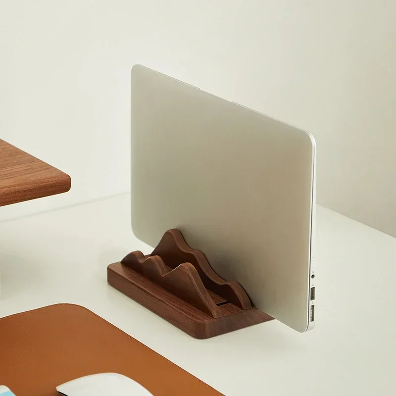 Custom Wooden Laptop Stand Ver - Vertical Laptop Stand ulasan dan harga