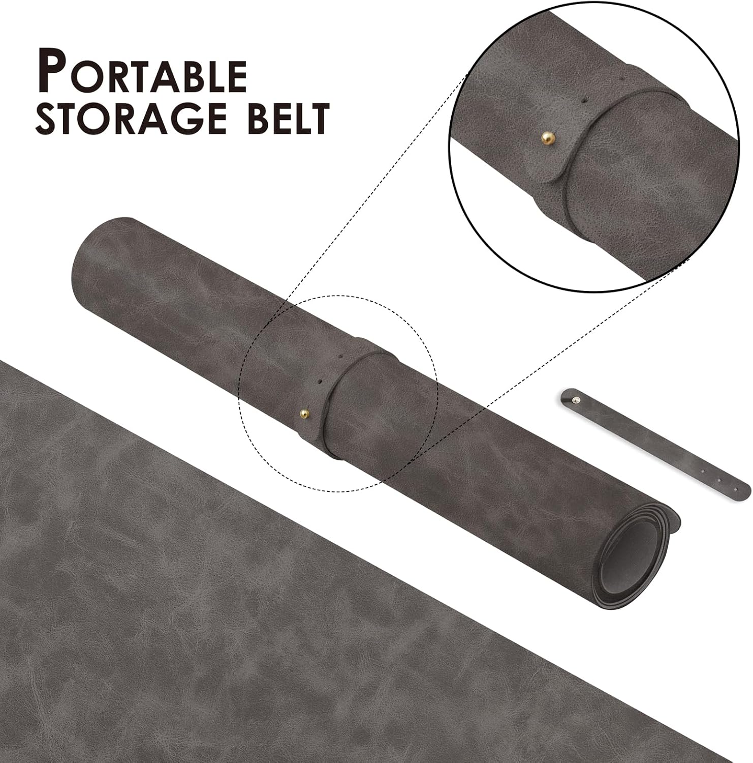 YSAGI Leather Desk Mat - Non-S - Desk Pad Leather Large ulasan dan harga