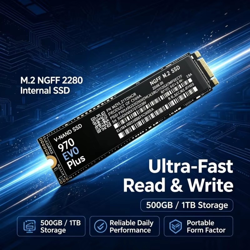 970 EVO plus M.2 NGFF SSD 7200 - Samsung Ssd 980 Pro ulasan dan harga