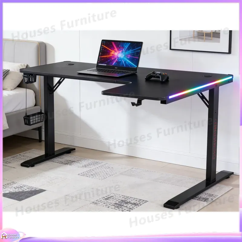Large 160cm Gaming Desk with L - Desk Setup For Office ulasan dan harga
