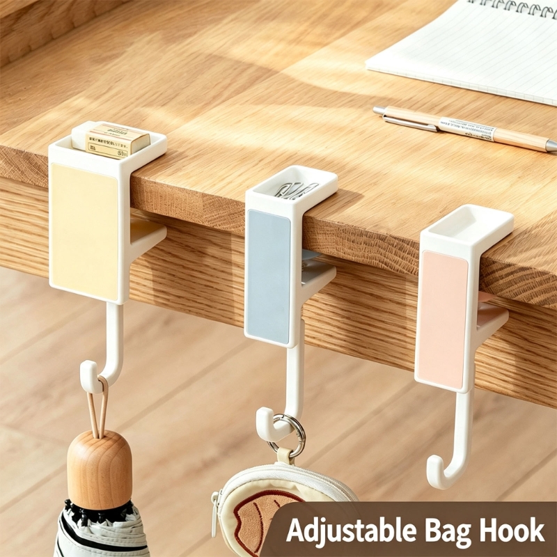 X5XA Under Desk Bag Hanger, Ad - Desk Setup Reference ulasan dan harga