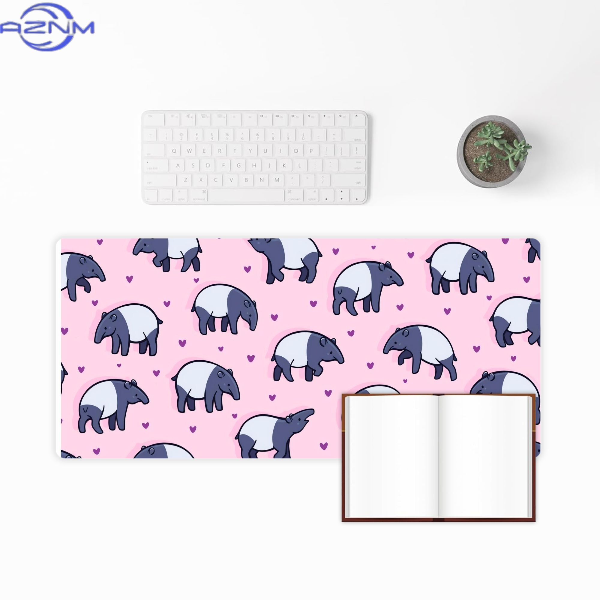 Tiny Tapirs Large Desk Mat for - Desk Setup Streaming ulasan dan harga