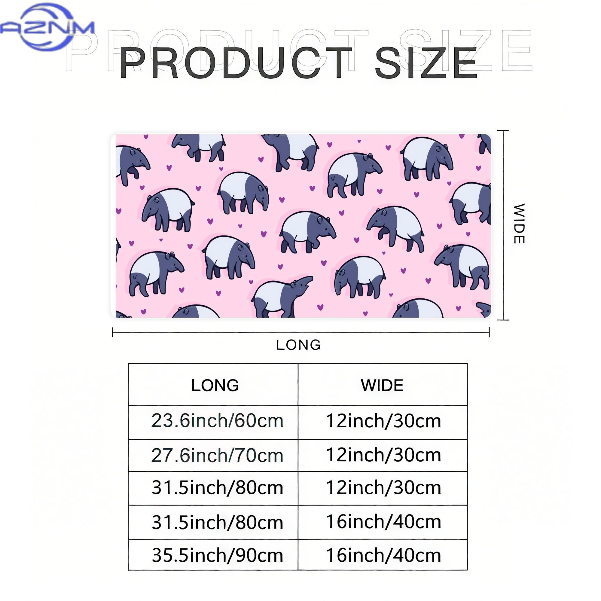 Tiny Tapirs Large Desk Mat for - Desk Setup Streaming ulasan dan harga